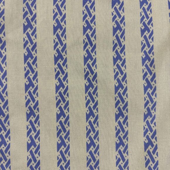 1980s striped blouse, size 20 beige & blue vintage Venezia womens button down - Picture 7 of 8